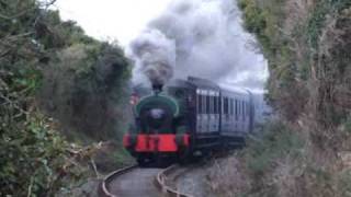 RPSI No 3 At Downpatrick on Santa Specials [upl. by Ellimak]