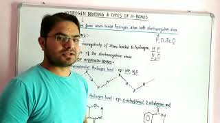 Hydrogen Bonding amp Types of Hydrogen Bonding [upl. by Treble719]