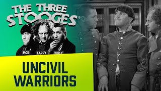 The THREE STOOGES  Ep8  Uncivil Warriors [upl. by Anneis]