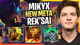 MIKYX TRIES NEW META REKSAI SUPPORT  G2 Mikyx Plays Reksai Support vs Janna Season 2024 [upl. by Schweiker304]