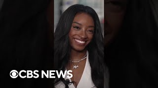 Simone Biles on 2024 Paris Olympics performance shorts [upl. by Beltran]