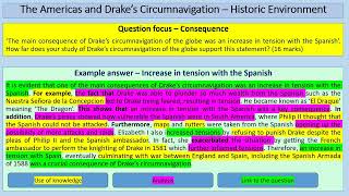 Historic Environment  The Americas and Drakes Circumnavigation Guide to Exam  GCSE History AQA [upl. by Secnarf]