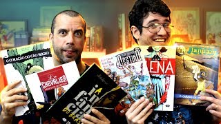 Os melhores quadrinhos da EDITORA AVEC  Desvendando Catálogo 08 [upl. by Ertnod364]