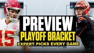 2023 NFL Playoff Bracket Expert picks EVERY GAME amp Super Bowl  CBS Sports HQ [upl. by Adine453]