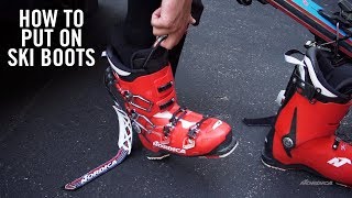 How to Put On Ski Boots [upl. by Jarrod150]