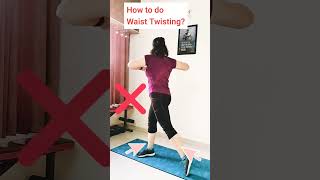 How to do Waist twisting  shorts viralshorts trending twist sidebellyfat fatloss bellyfat [upl. by Persis914]