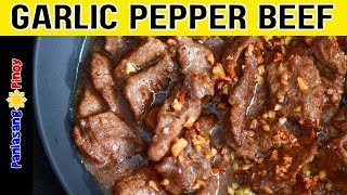 GARLIC PEPPER BEEF RECIPE [upl. by Terris]