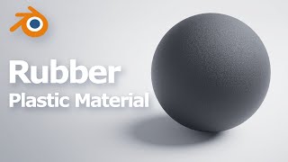 Blender Rubber Material Shader using Principled BSDF Texture Node [upl. by Phipps]