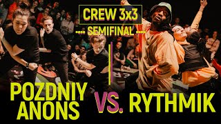 Rythmik vs Pozdniy Anons  Crew 3x3 Semifinal  MoveampProve International 2018 [upl. by Tinya]