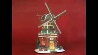 Lemax Christmas Village Stony Brook Windmill [upl. by Allicserp31]