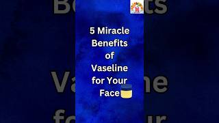 Vaseline Face Benefits shorts viralshorts skincare [upl. by Nellad]