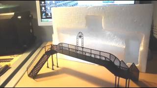 Bachmann Scenecraft Sheffield Park Footbridge 44 093 [upl. by Nilesoy]