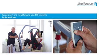 Patientenlifter – Funktionen und Handhabung von Hilfsmitteln [upl. by Wulfe]