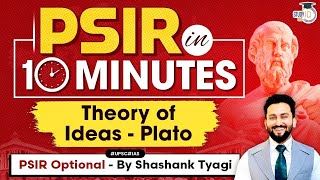 Plato’s Theory of Ideas  Thinkers who changed the world  Simplified  UPSC PSIR Optional [upl. by Aenaj]