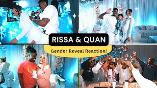 Rissa and Quans Second Gender Reveal My Reaction [upl. by Tnecniv278]