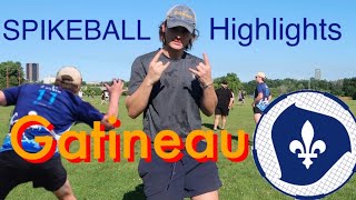 Highlights de SPIKEBALL  ROUNDNET  nouvelle équipe COWABUNGA  FQR Gatineau 2024 [upl. by Mccartan]