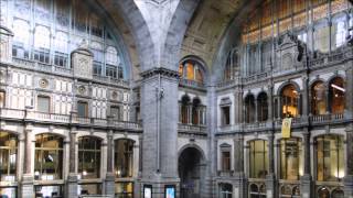 Belgium The AntwerpenCentraal Railway Station in Antwerp [upl. by Suzzy788]