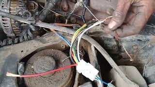 Alternator to voltage Regulator wiring Connection [upl. by Luo862]