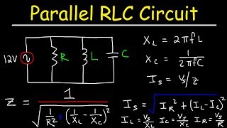 Parallel RLC Circuit Example Problem [upl. by Reemas107]