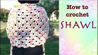 How to crochet SHAWL [upl. by Garrett885]