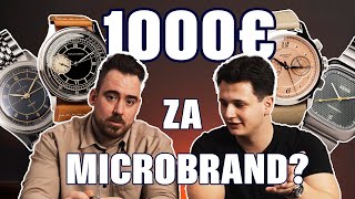 Najboljši microbrand KREPKO pod 1000€ feat Swiss Watch Gang  Marko Končina  15 čez [upl. by Enilehcim]