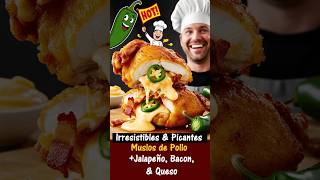 🔥 ¡Una Explosión de Sabor con nuestros Muslos de Pollo con Mayonesa Bacon amp Jalapeños 🌶️ [upl. by Yelnikcm]