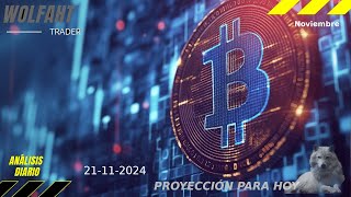 Predicción para Bitcoin 21112024 BTC – Análisis diario de Bitcoin – precio de bitcoin hoy [upl. by Ioves]