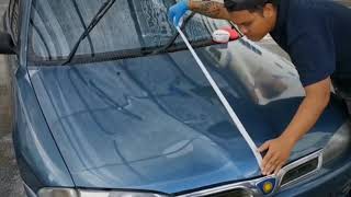 Car wax test  Collinite 476s super double coat wax [upl. by Shakti295]