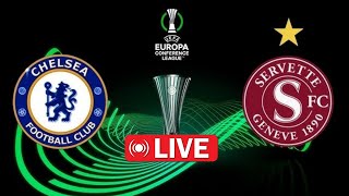 🔴 LIVE Chelsea vs Servette FC  UEFA Conference League Playoffs  PES 2021 Gameplay Live [upl. by Alvera]