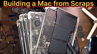 Building a 2017 MacBook Air from scrap parts A step by step guide [upl. by Kylynn117]