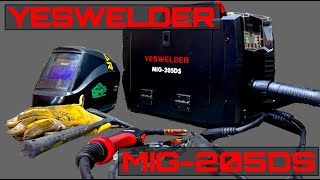 Yeswelder MIG205DSB Multi Process Welder Review and Test [upl. by Tiphani]