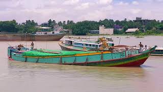 Inland cargo vessel amp bulkhead ছোট হলেও মাল টানে অনেক [upl. by Dulsea]