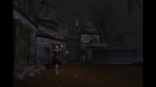 Morrowind Music  quotThe Road Most Travelledquot with Rain For Sleeping Studying etc [upl. by Tterraj255]