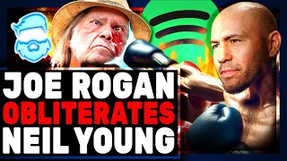 Joe Rogan RUTHLESSLY Roasts Neil Young For Crawling Back To Spotify amp He MELTSDOWN amp Pulls It Again [upl. by Anirbes499]