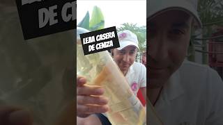 Lejía Casera Con Ceniza shorts short aprender quimica experimento casero lejia ceniza viral [upl. by Anovahs]