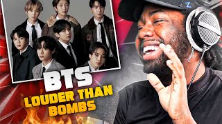 BTS 방탄소년단 Louder Than Bombs MV  REACTION  REVIEW [upl. by Aerdnaek]