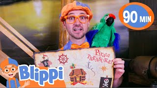 Blippi the Pirate Arrgg  Educational Kids Videos  Fun Compilations [upl. by Siesser]