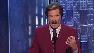 Ron Burgundy at Justin Biebers roast He [upl. by Eirased]