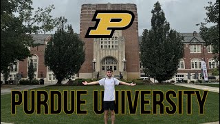 Purdue University Campus Visit School Project Vlog [upl. by Ledoux]