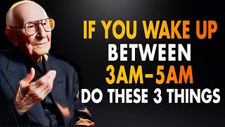 If Youre 6580 Years Old Wake Up Between 3AM amp 5AM and DO THESE 3 THINGS [upl. by Damicke]