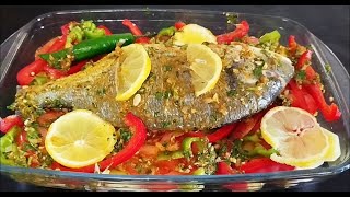 La mejor receta de pescado al horno 😋 Receta fácil y rápida [upl. by Neerac]