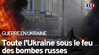 Toute lUkraine sous le feu des bombes russes [upl. by Assenat678]