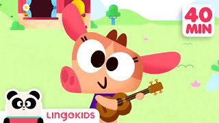 Head Shoulders Knees and Toes 🎶  More Fun Songs for Kids  Lingokids [upl. by Cynar]