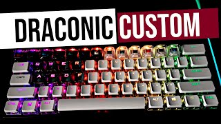 DRACONIC modificado GSKILL Crystal CrownðŸ² LIMPIEZAKEYCAPS DE RESINA Redragon K530 [upl. by Rus]