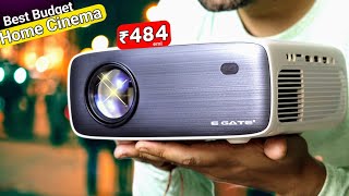 EGate New Launch K9 Pro 8400 Lumens Bluetooth Projector Unboxing amp Review  Cheap and Best Projector [upl. by Ramilahs]