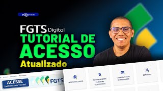 FGTS DIGITAL  TUTORIAL DE PRIMEIRO ACESSO ATUALIZADO 2024 [upl. by Asseral12]