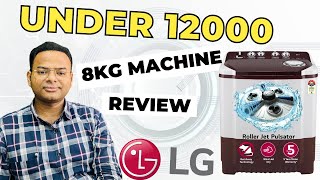 LG 8kg Semi Automatic  LG P8035SRAZ  Washing Machine Review 2024 Hindi  Best Washing Machine 2024 [upl. by Winer]