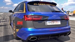 860HP Audi RS6 Avant C7 w Garrett Turbocharger [upl. by Ahseim]