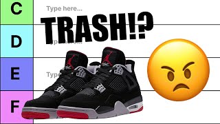 SNEAKER TIER LIST [upl. by Einaffets895]