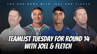 BREAKING  Joel Fletch Brookesy amp Tourist announce the teams for Round 14 NRL [upl. by Alenoel157]